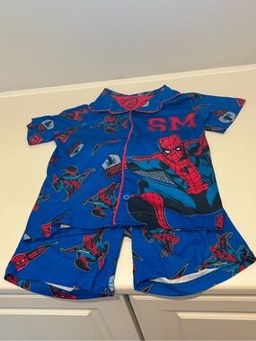Spiderman marvel patching set pjs